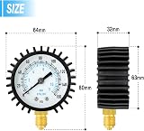 ERGAOBOY 0-11 Bar 160 Psi Water Pressure Gauge 2" Dial Stainless Steel Hose Tap view 2