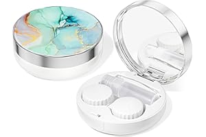 LISHAE Contact Lens Case/Contact Case, Travel Contact Lens Case Cute Contact Case and Solution Perfect for Daily Travel Outdoor
