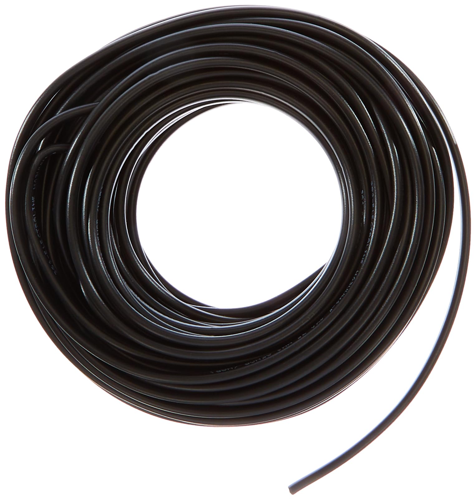 Electraline 10924 Invisible Plate H03VVH2-F, Section 2 x 0.75 mm, 20 m, Black