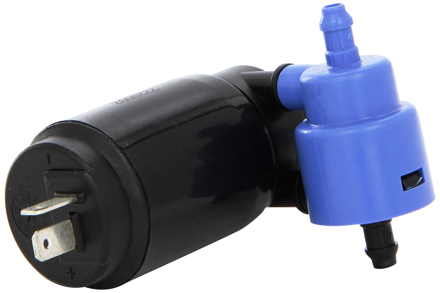 TOPRAN Pompa Elettrica Lavavetri Auto 208 172, Monopompa 12V Per Parabrezza, Connettore Rettangolare, 2 Poli