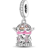 Hapour 925 Sterling Silver Charms for Bracelets Necklaces, Cute Fashion Love Heart Dangle Charm Pendant Beads Gift for Women Her