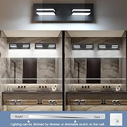 SineRise LED Modern Bathroom Vanity Light Fixtures