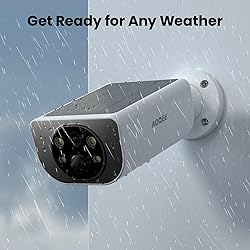 AOQEE 2K Solar Camera Outdoor Wireless-2.4Ghz WiFi
