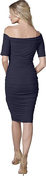 venus ruched mesh bodycon dress