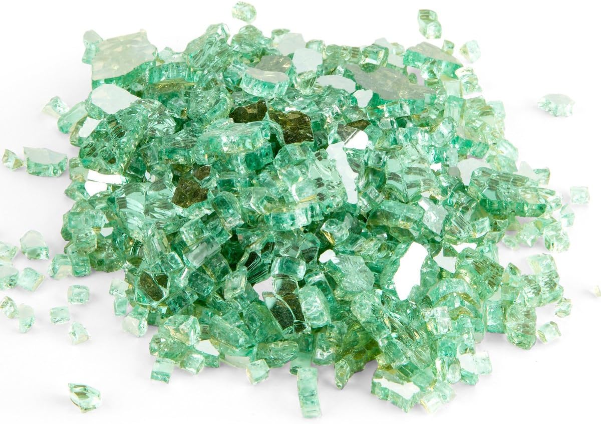 Amazon Com Reflective Fire Glass For Fire Pit And Fireplace 10