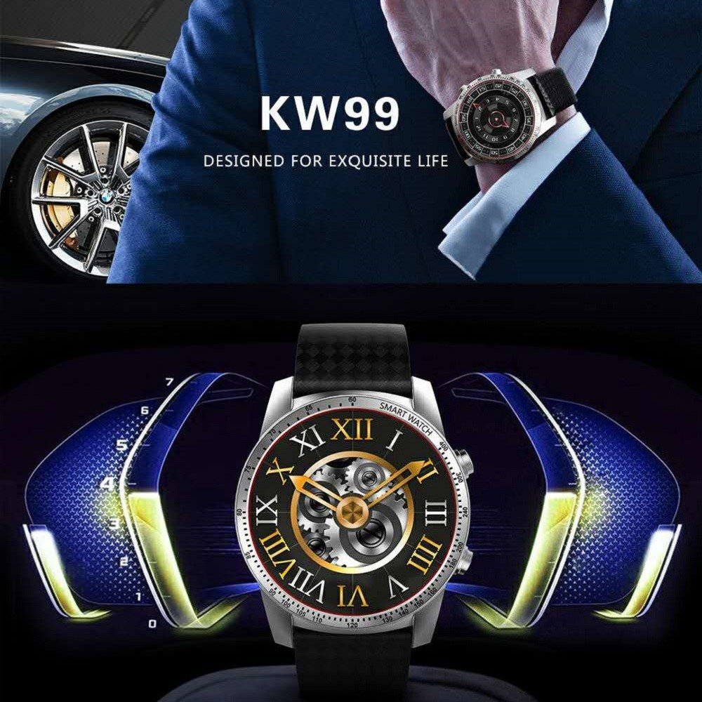 Amazon.com: KW99 Smart Watch 3G Bluetooth 4.0 Smartwatch ...