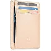 GH GOLD HORSE Slim RFID Blocking Card Holder Minimalist Leather Front Pocket Wallet for Women | Slim, RFID Blocking, Minimalist, Front Pocket