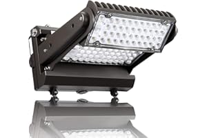 UNUNONO Rotatable LED Wall Pack Light with Dusk to Dawn Photocell, 100W 13000LM 600-800W HPS/HID Equiv., 5000K Daylight ETL Commercial Outdoor Security Lighting for Warehouse, Entrance, Parking, Garage