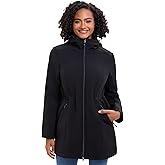 ROYAL MATRIX Women's Waterproof Fleece Lined Softshell Jacket Hooded Breathable Windbreaker Rain Jacket