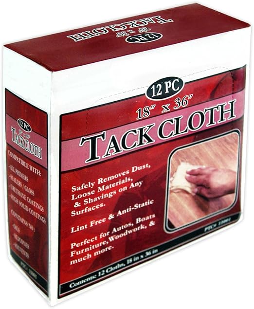 12 Piece Tack Rag Cloth Home Improvement
