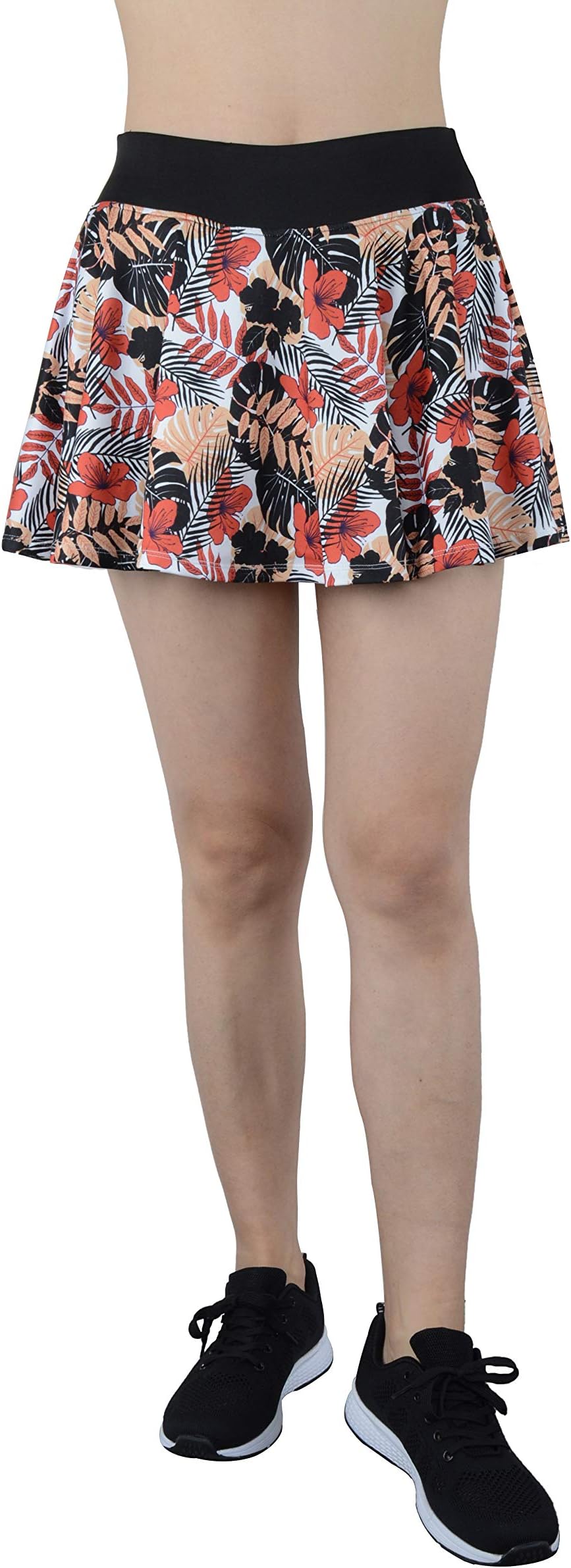 Women's Tennis Golf Skorts Workout Built-in Shorts Fitness Pleated Active Running Skirts