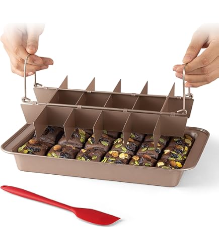 Brownie Pans For Baking Baker's Edge Brownie Pan All Edges