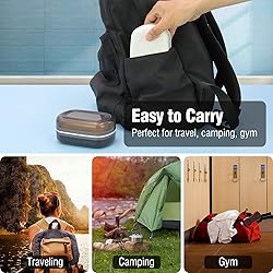 AIMAIAIMAI Travel Soap Container, Leakproof Soap