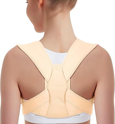 Vicorrect Posture Corrector for Women and Men, Adjustable Upper Back