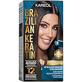 Kareol Extra Hydrating Brazilian Straightening Kit - Formaldehyde Free - With Hyaluronic Acid, Argan Oil, Keratin - Keratin Hair Treatment, Keratina Para Alisar El Pelo, Alisado Brasileño Keratina
