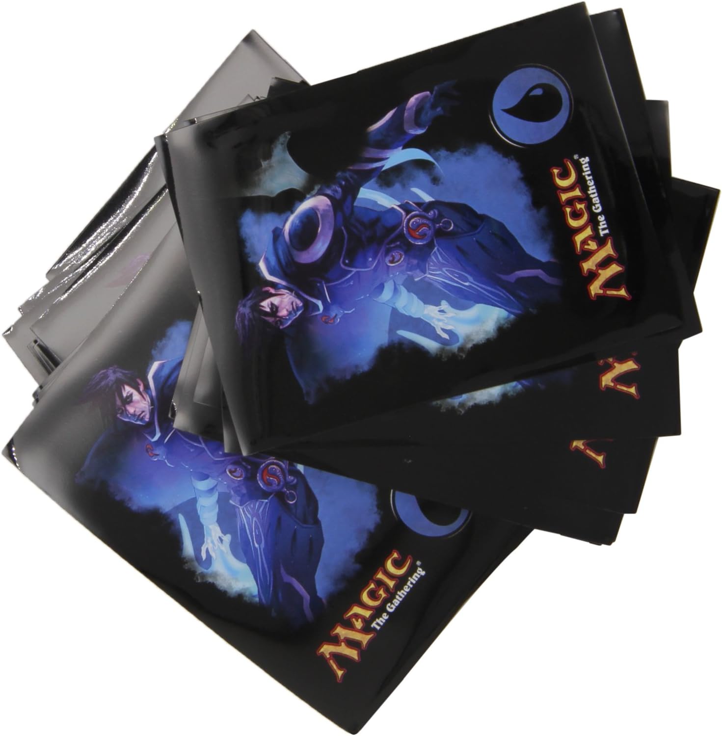 Ultra Pro SLEEVES MTG Mana 4 Planeswalkers Jace C75 Card Game, black