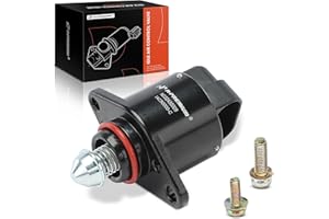 A-Premium Fuel Injection Idle Air Control Valve Compatible with Chevy, GMC, Olds., Pontiac, Buick Cars - 1986-2005 - Camaro, Corsica, Venture, B6000, Alero, Impala, Sunbird, Grand Am, Century & More
