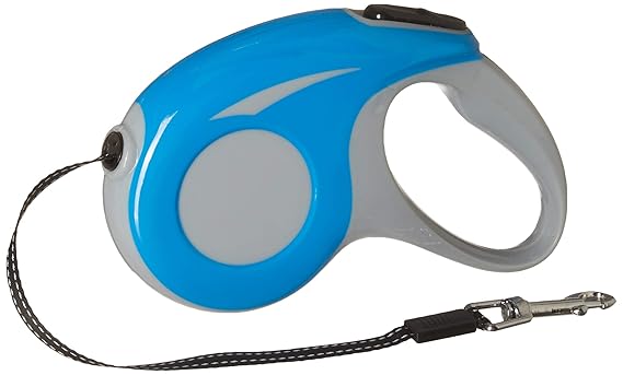 Nootie Retractable Leash for Small Size Dogs, Blue, Small, 100 g