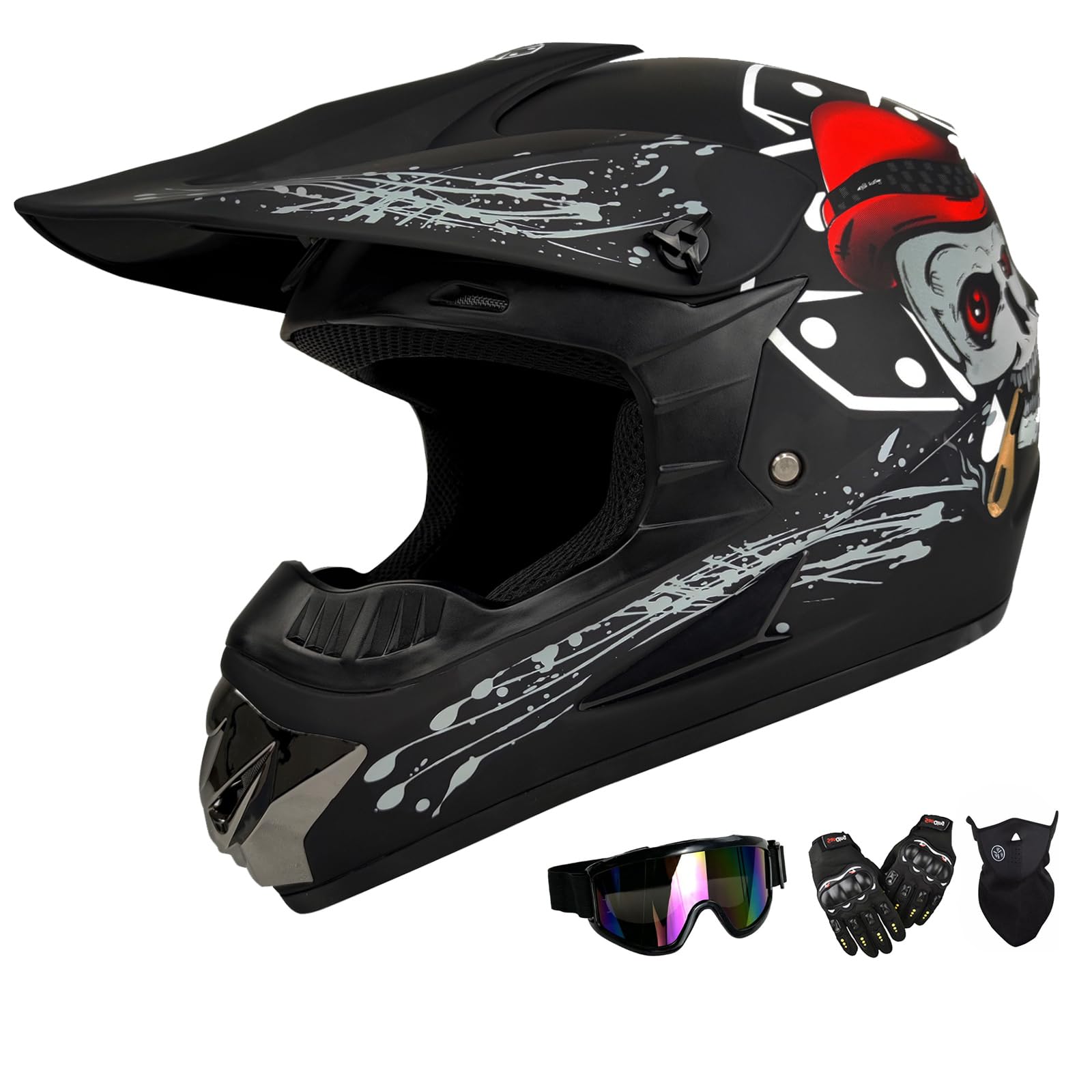 amazon motorcycle helmets for kids XFMT: Youth Helmet ILM Youth ATV Helmet with