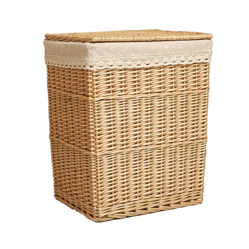 Cesto Sucio De Mimbre Cesta De Almacenamiento De Ropa Ropa Sucia Grande