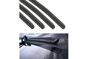 iolory Car Windshield Wiper Blades Refills,Car Accessories, Weather-Resistant Rubber Side Window Wiper Strip,Auto Adjustable 