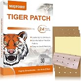 MQFORU Tiger Patches, 30 Pcs Chinese Tiger Plaster, Natural Herbal Adhesive Plasters for Muscle Joint Purposes, Maximum Strength Knee Patches for Back Shoulder Neck