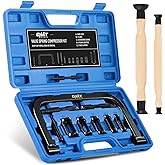 Orion Motor Tech Valve Spring Compressor | 10 Piece Spring Clamp Tool Kit with C Clamp, Collet Pusher Adapters, Extension Rod
