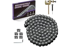CILOYU 35 Roller Chain 3 Feet 95 Links with Chain Breaker Replacement for Go Kart Cart Mini Bike Bicycle Dirt Bike Motorcycles Powersports Accessories Parts with 35 Chain Master Links Connecting Link