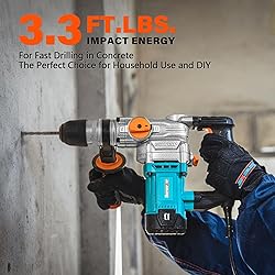 Berserker 1-1/8" SDS-Plus Rotary Hammer Drill with