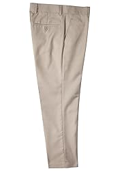Spring Notion Boys' Flat Front Dress Pants 2T Tan