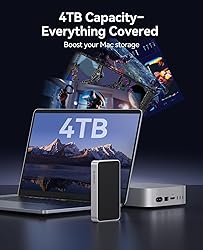 ORICO 80Gbps M.2 NVMe SSD Enclosure, Silent Fanless