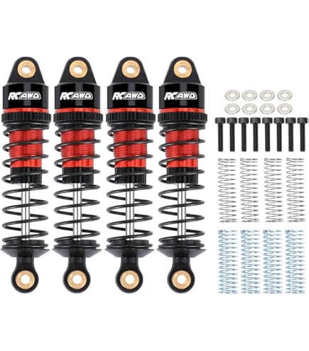 Amazon.com: RCAWD Alloy Front Rear Shocks for Arrma 1/18 Granite