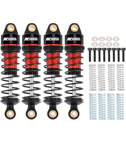 ARRMA Shock Absorber Set - 16mm Bore 117mm Length With 550cSt Oil ARA330624