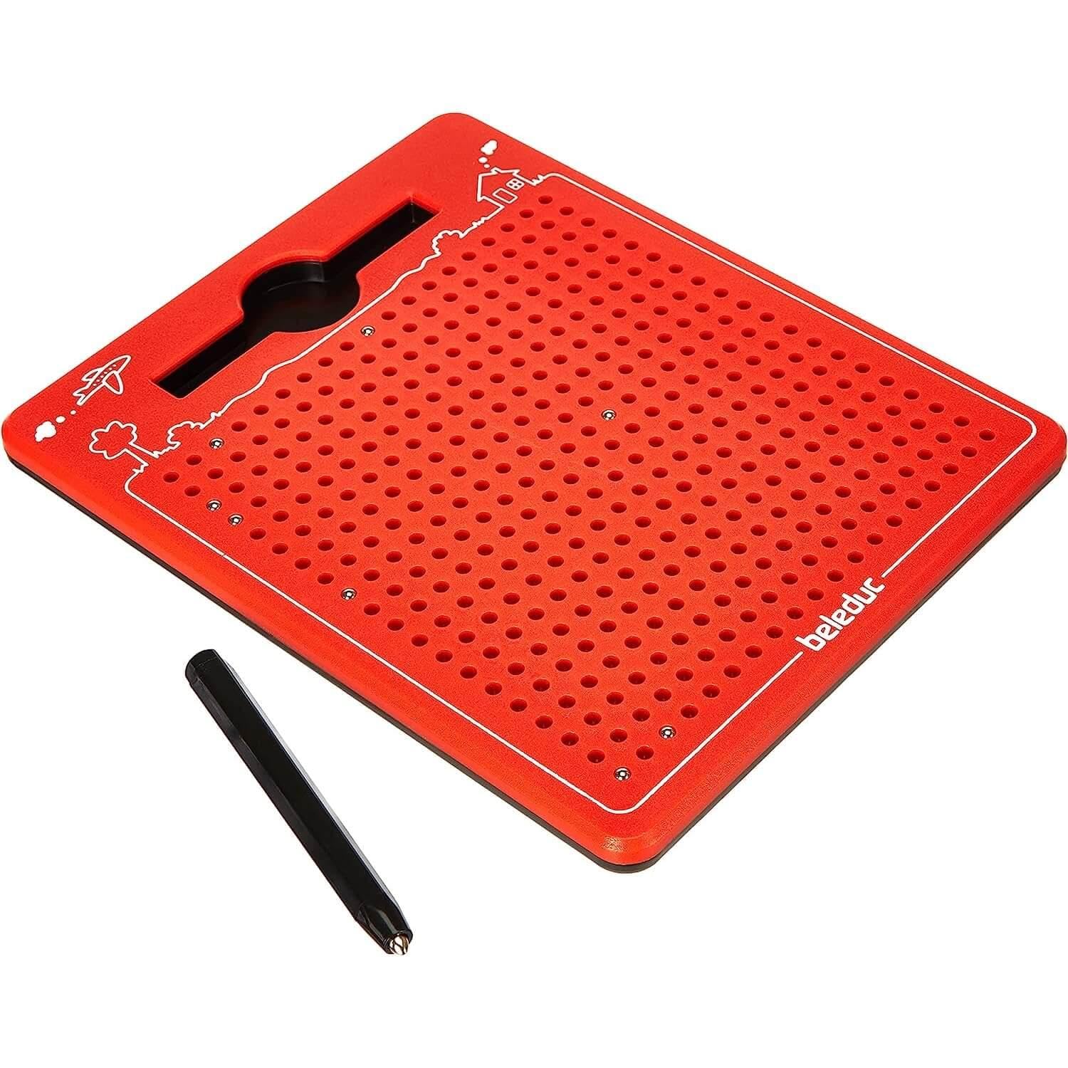 Beleduc 21091 The Magical Magnetic Game, Assorted colors, 175 x 215 x 12 mm, Red