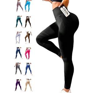 3D Compression Sculpting Leggings for Women, Butt Lifting Tummy Control Yoga Pants, High Waist Seamless Gym Leggings
