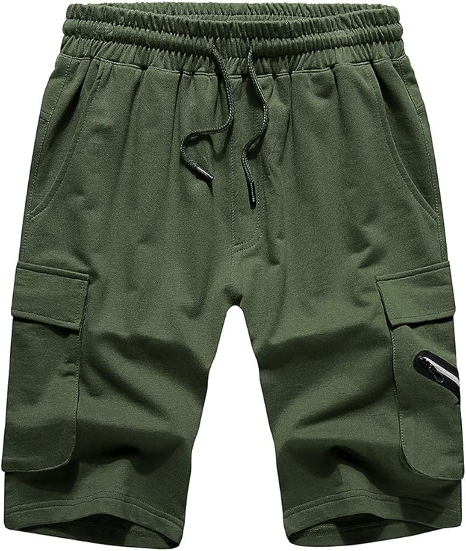 Cotton shorts with elastic waistband Clearance