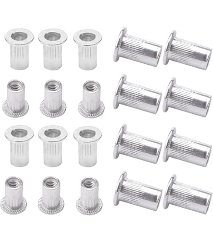 Nietmuttern Bohrer Adapter Set, Mit Nutsert Einsatzmuttern Für