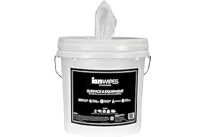 ION Wipes Surface & Equipment Cleaning Wipes with Bucket Dispenser, 800 Count Gym Wipes, Suitable for Fitness Center, Pilates