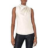 Trina Turk Women's Sleeveless Cowl Neck Blouse