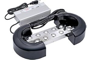 NOMAL Mist Maker Fogger 10 Head Stainless Steel Ultrasonic Mist Humidifier 18.7lb/h Water Fountain Pond Fog Atomizer with Waterproof Power Supply and Float (10 Head)