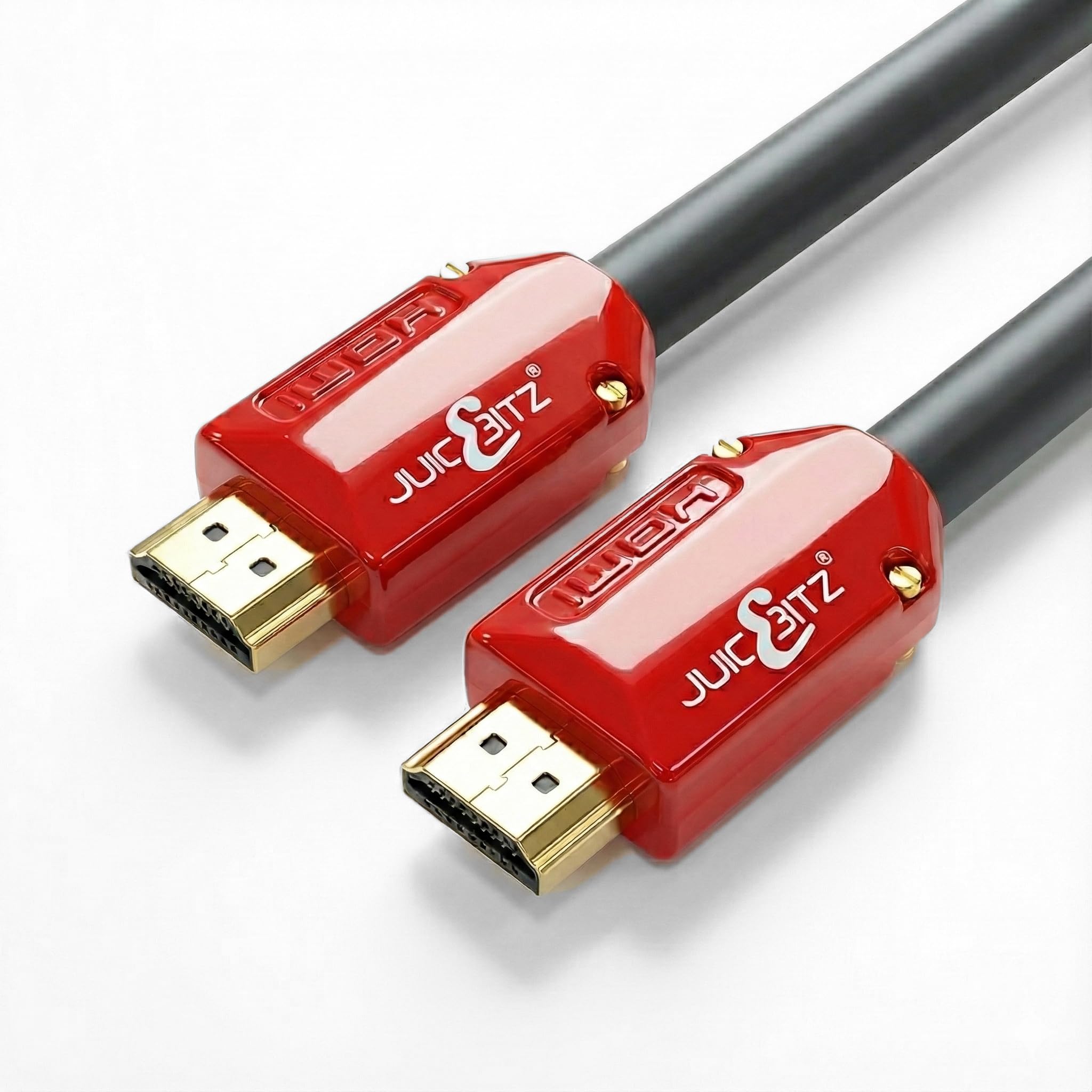 JuicEBitz 4K HDMI Cable 9m, Ultra High Speed UHD 4k/60fps 18Gbps. 1080p/120fps/144fps. CEC, ARC, Ethernet v2.0 Ultra HDMI Lead. Compatible with Xbox, PS4, PS5, Apple TV, Sky, Laptop/PC.. [9M Long]
