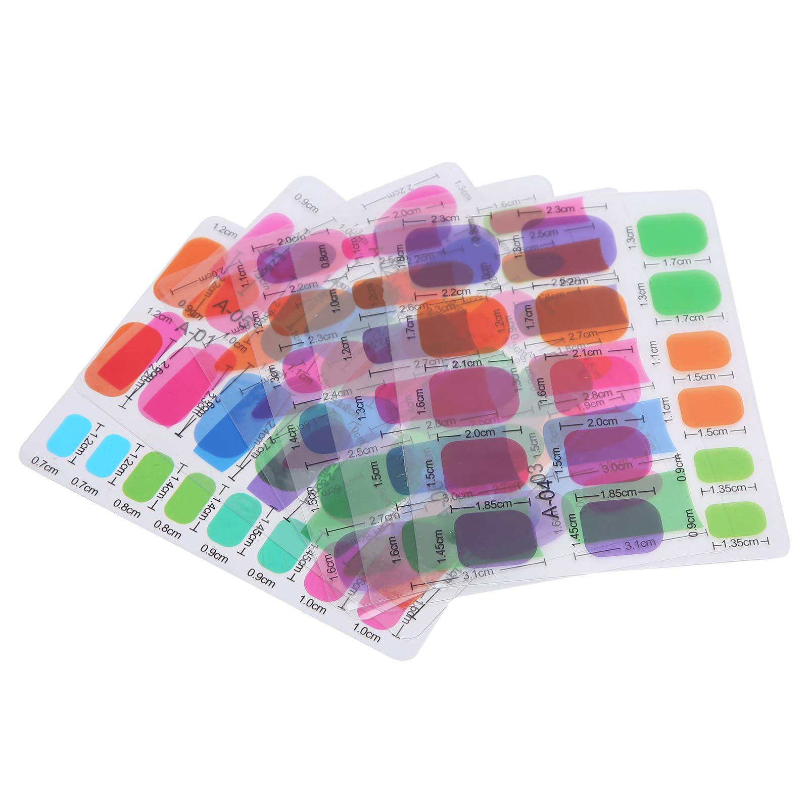 UV Gel Nail Extensions Fiberglass DIY Kit - 6 Nail Shapes for Home Salon Nail Art Tools & Accessories