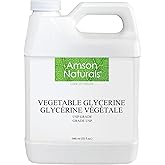 Vegetable Glycerine 946 ml / 32 oz – USP Grade Pure Glycerin Liquid for Face, Body, Skin & Hair. Ideal base in cosmetics, sha