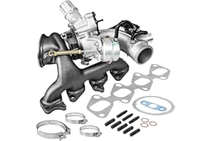 TEMSONE 1.4 L Turbocharger with Gaskets Repair kits Compatible with 2011-2015 Chevy Chevrolet Cruze 2012-2020 Sonic 2013-2021 Trax 2013-2021 Buick Encore Replace# 667-203 55565353 GT1446 Turbo Charger