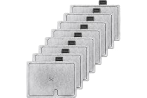 Qwakay Small Replacement Filter Cartridges for Aqueon - Aquarium Fish Tank Filters Cartridge for Aqueon QuietFlow E Internal Power Filter Size 10 and Minibow Aquarium Filters Size 1/2.5/5-8 Packs