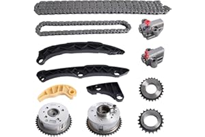 MDSAFM Timing Chain Kit with VVT Camshaft Gear for 2011-2019 Kia Sorento Optima Sportage, for Hyundai Sonata Santa Fe Tucson 2.0L 2.4L GDI G4KJ Engine - OE # 24350-2G750 24370-2G750 24321-2G111