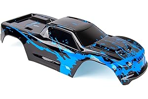 MUSBELER Custom Body Compatible for V2 Maxx WideMaxx 1/10 4X4 4WD Truck Shell Cover (Muddy Blue)