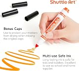 Shuttle Art 304 16 Colour Washable Broad Tip Felt Pens Kids Classroom Pack view 4
