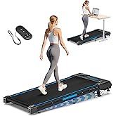 Walking Pad with 9% Incline, FOUSAE 3 in 1 6.2 MPH Treadmill for Home with Double Frame 330 LB Weight Capacity, 2.5 HP Under 