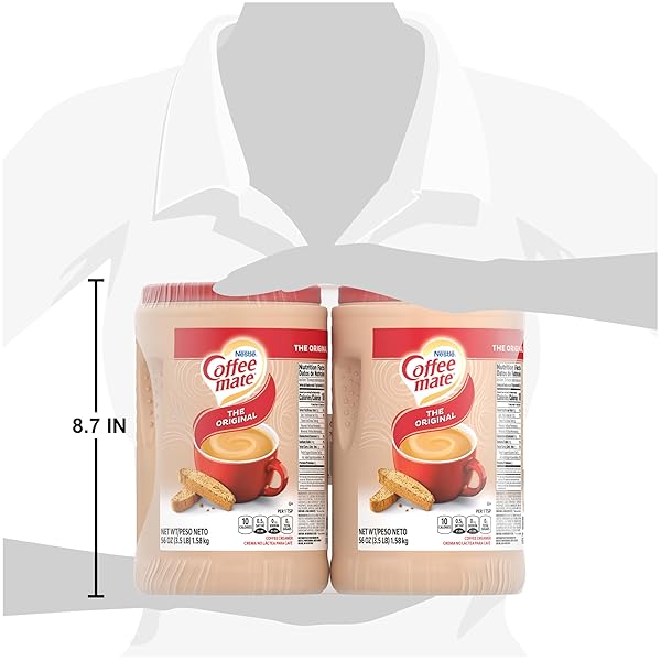 NESTLE COFFEE MATE COFFEE CREAMER, ORIGINAL, NON DAIRY POWDER CREAMER, 56 OZ BULK PACK (PACK OF 2)